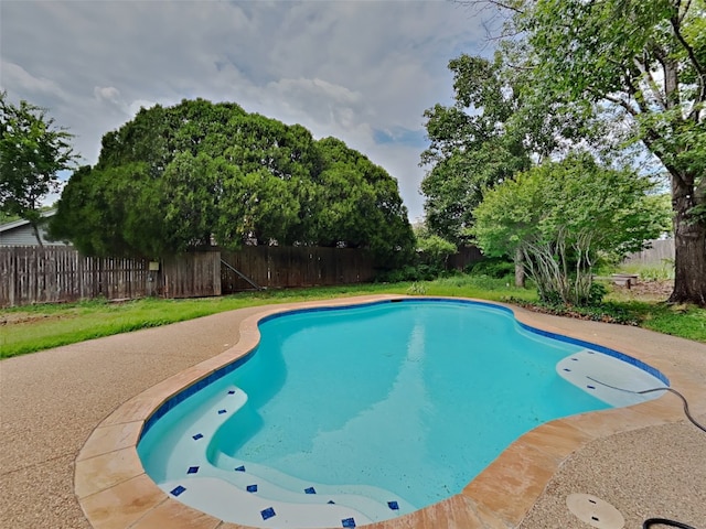 view of pool