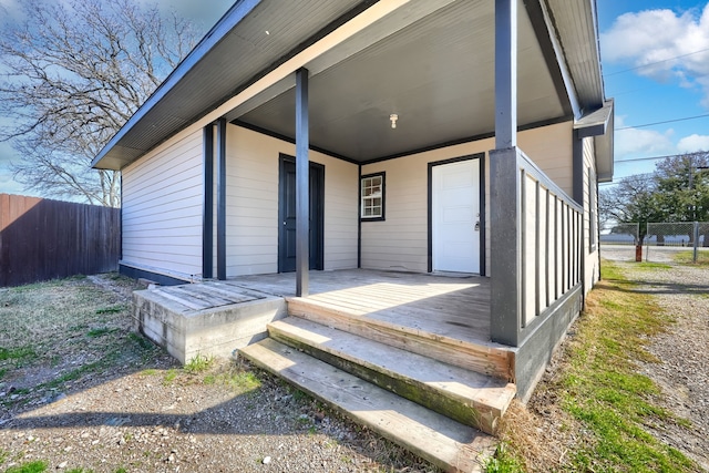 view of property entrance