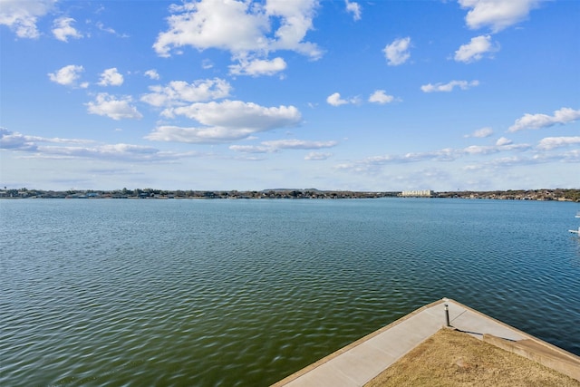 property view of water