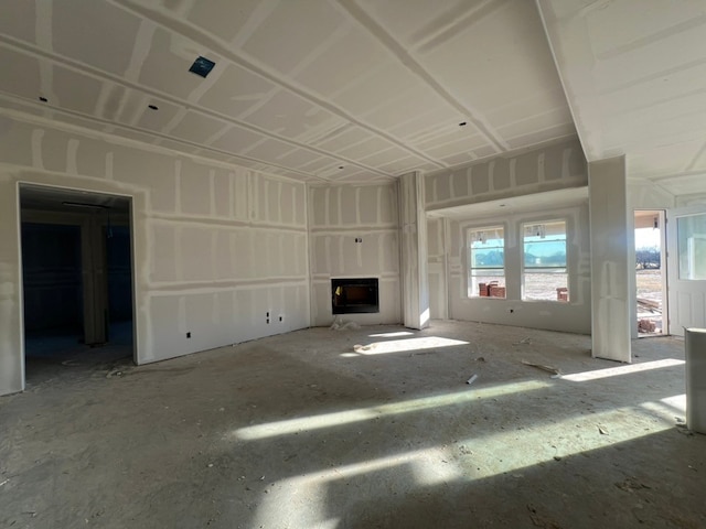 view of unfurnished living room