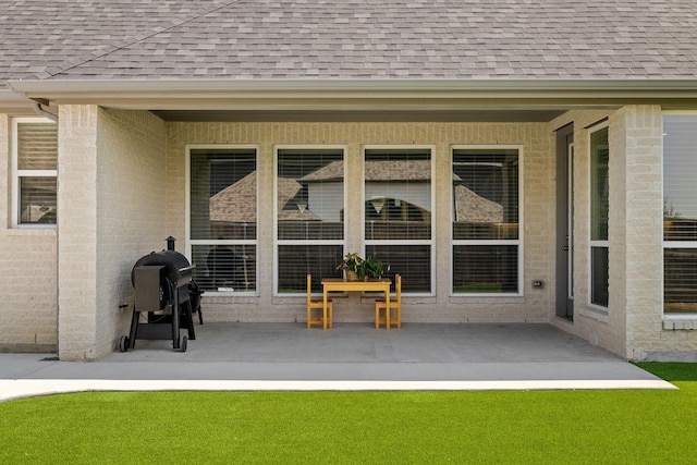 view of patio / terrace with grilling area