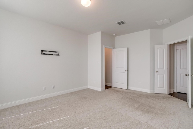 unfurnished bedroom featuring carpet