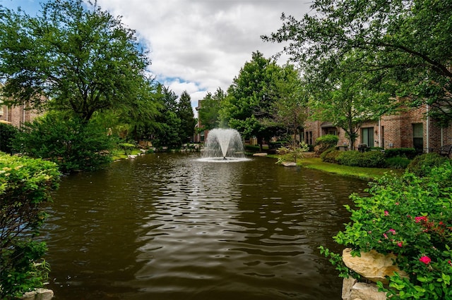 view of water feature