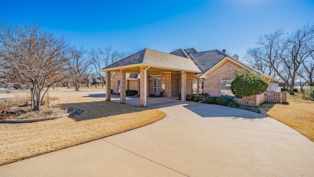 view of front of property