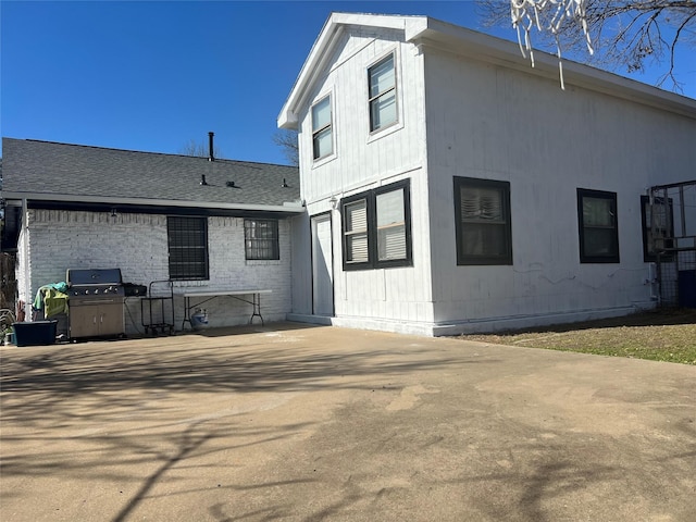 view of rear view of property