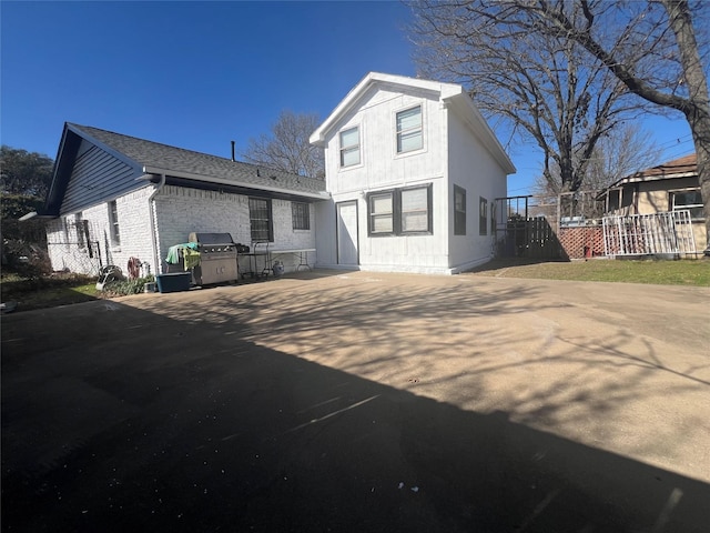 view of rear view of property