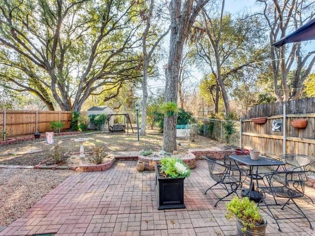 view of patio