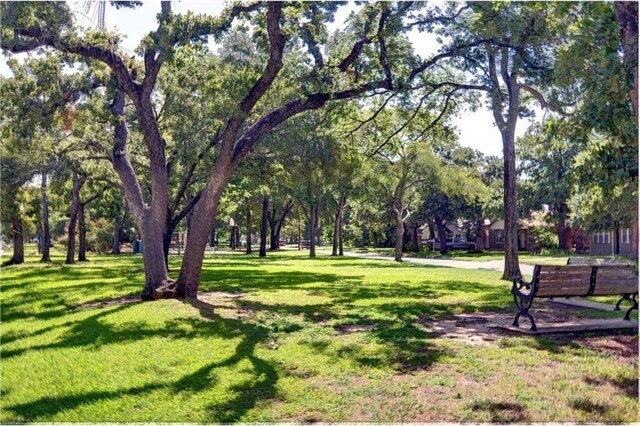 view of community with a yard