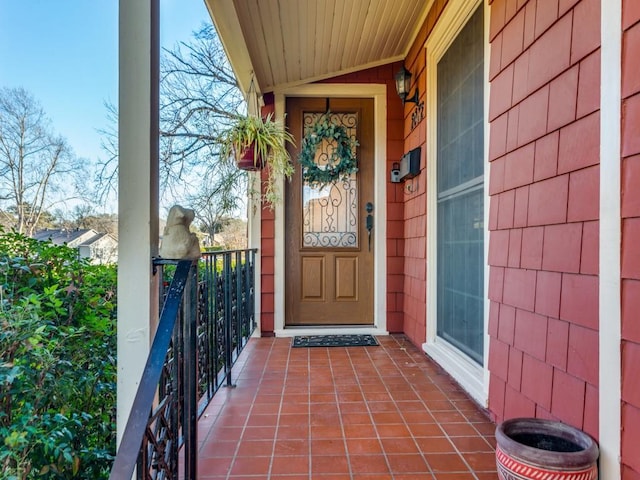 view of entrance to property