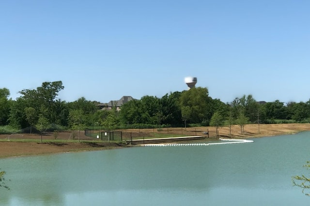 view of water feature