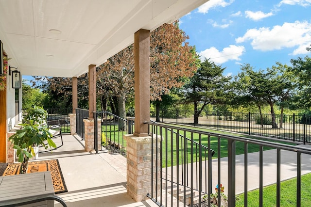 209 Mary Fitch Rd, Sherman, TX 75090 - view of covered porch