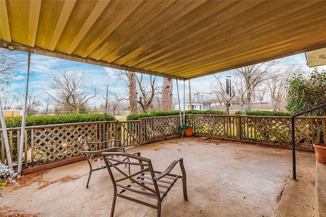 view of patio