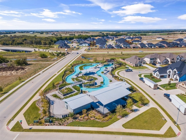 bird's eye view featuring a residential view