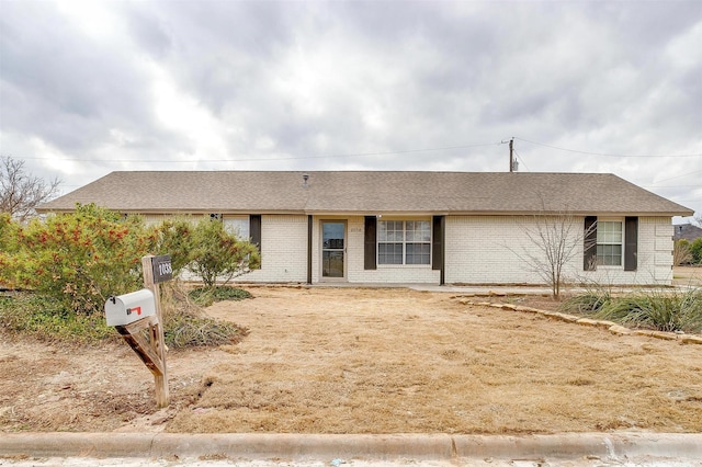 view of ranch-style house