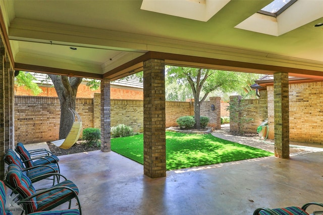 view of patio