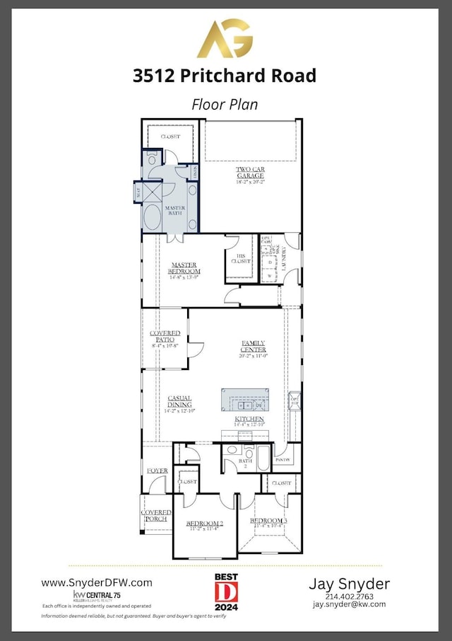 3512 Pritchard Rd, Celina, TX 75009 - room layout