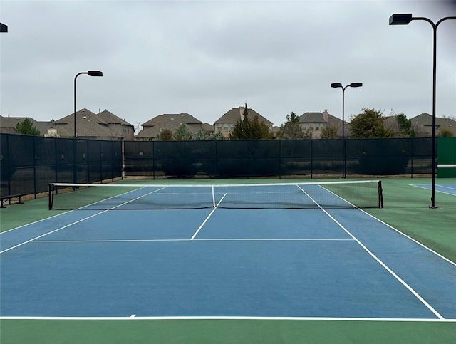 view of sport court