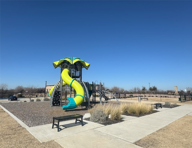 view of community playground