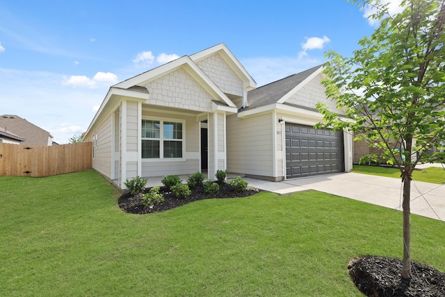 2413 Dahlia Dr, Fort Worth, TX 76123 - view of front facade with an attached garage and driveway