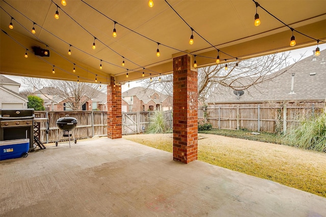 view of patio / terrace featuring area for grilling