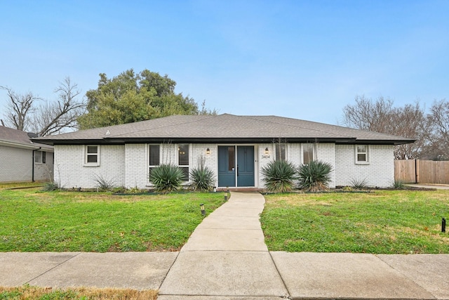 3404 Peachtree Ln, Pantego, TX 76013 - ranch-style house featuring brick siding and roof with shingles