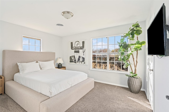 bedroom featuring carpet floors