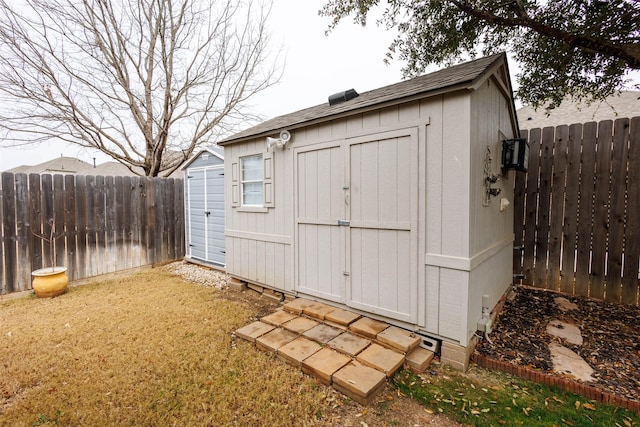 view of outbuilding