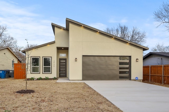 view of modern home