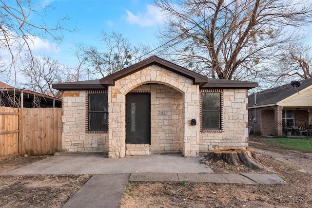 exterior space with a patio area