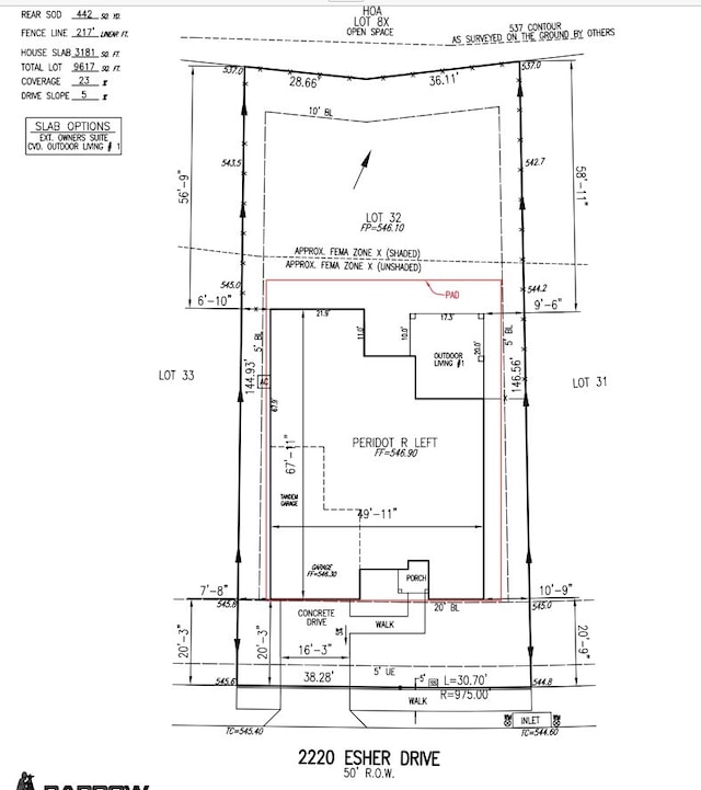 2220 Esher Dr, Little Elm, TX 75068 - floor plan