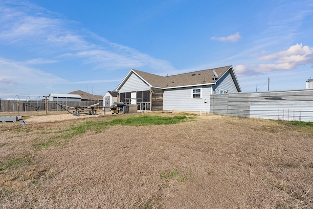 view of rear view of house