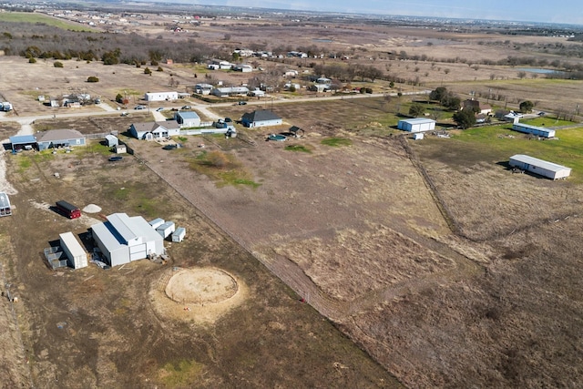 drone / aerial view featuring a rural view