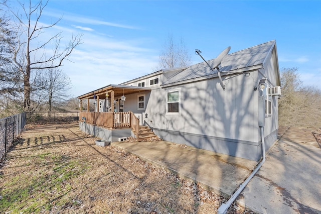 view of back of property