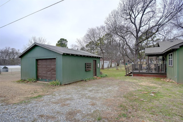 exterior space featuring driveway