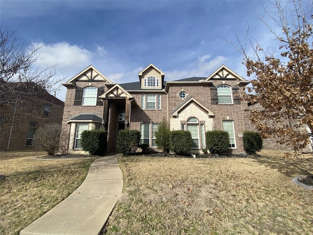 view of front property with a front yard