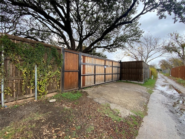 view of gate