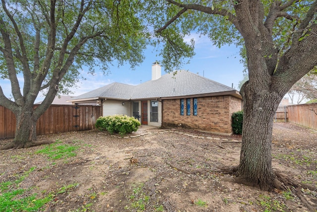 view of front of home