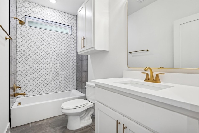 3703 Pilgrims Mews, Rowlett, TX 75088 - bathroom featuring vanity and  shower combination