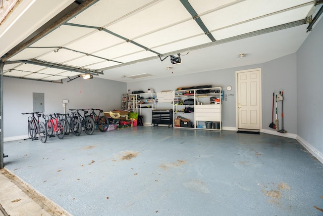 404 Twin Creeks Dr, Allen, TX 75013 - garage with a garage door opener and electric panel