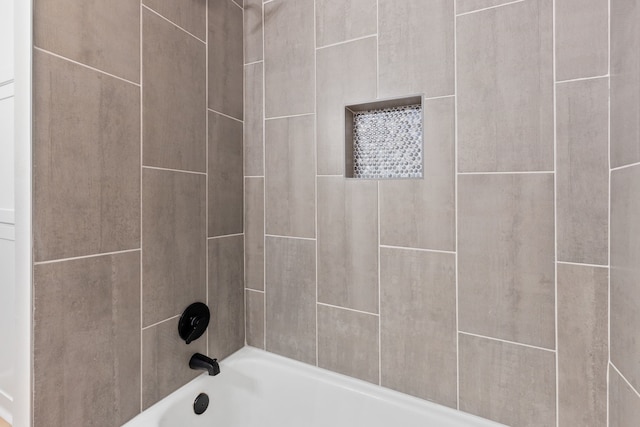 details with tiled shower / bath