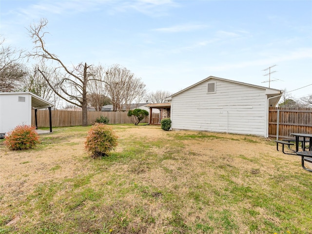 view of yard