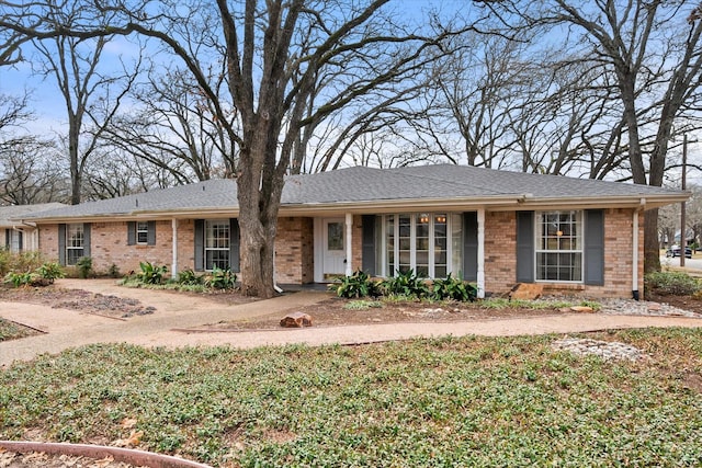 view of ranch-style house