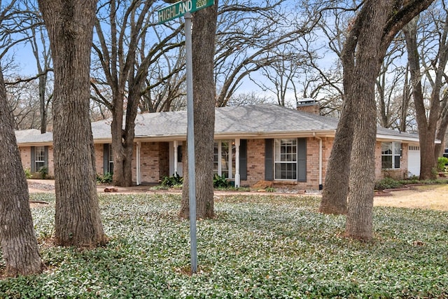 view of ranch-style house