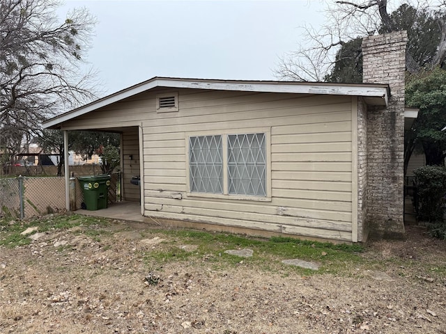 view of side of home