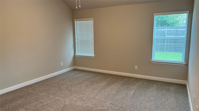 1744 River Bend Rd, Burleson, TX 76028 - empty room with plenty of natural light, carpet floors, and baseboards