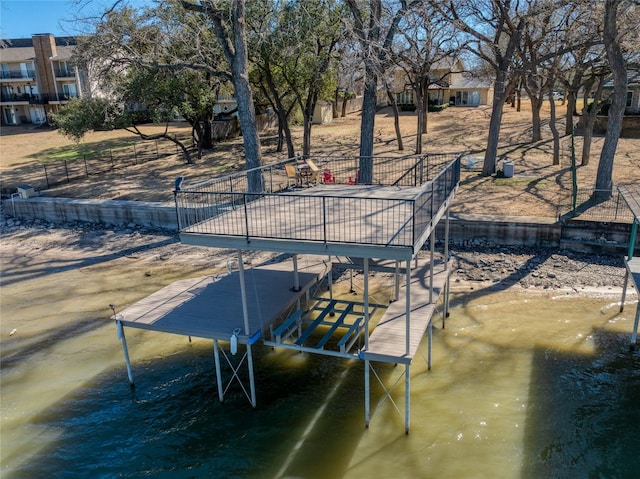 400 Driftwood Ct, Azle, TX 76020 - view of property's community featuring boat lift and a boat dock
