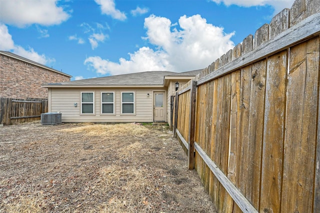 view of rear view of property