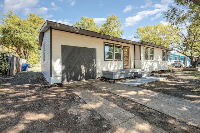 view of ranch-style house