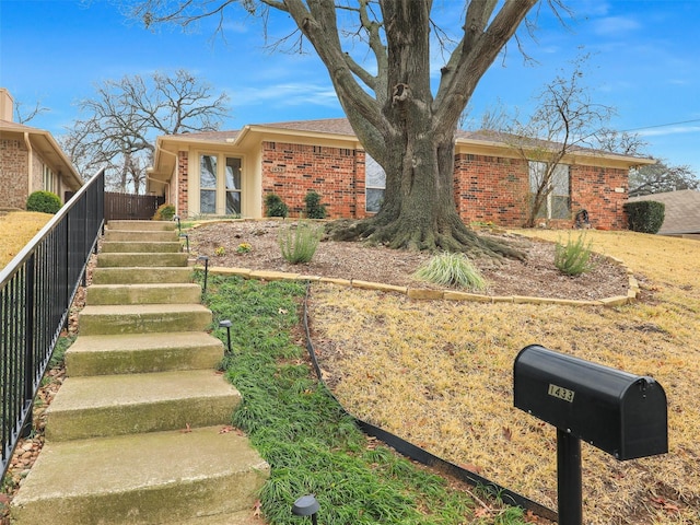 view of front of home