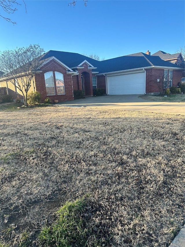 ranch-style house with a garage